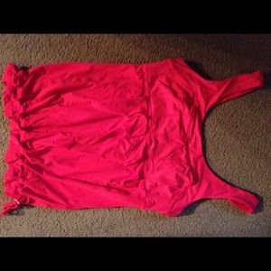 Lululemon top in poppy red