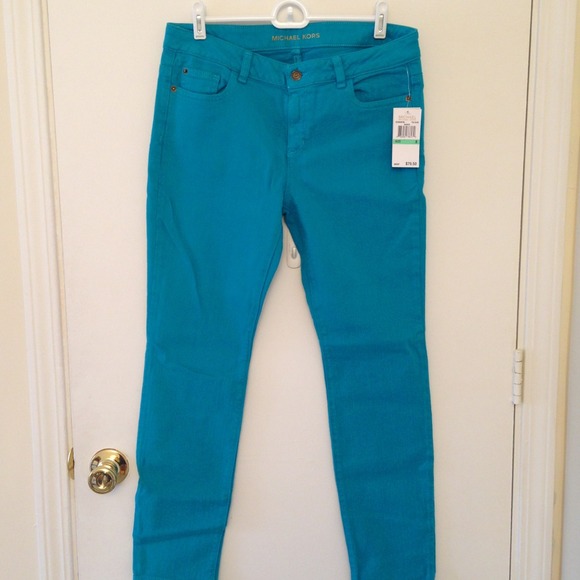 Michael Kors Tiffany blue jeans pants