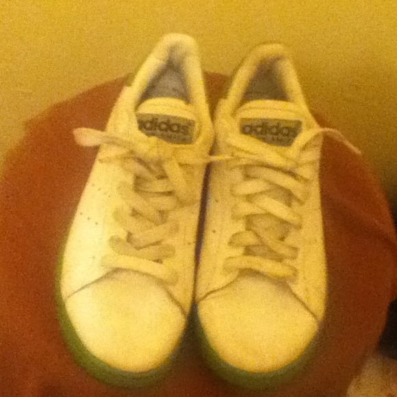 Adidas Stan smith lime green sneakers