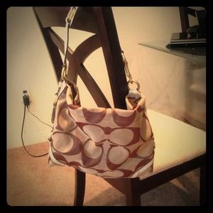 ✂REDUCED✂Authentic Coach fabric handbag