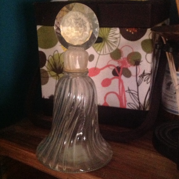 Antique 1980 Avon Christmas Bell Cologne Bottle