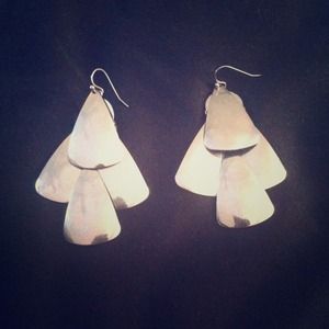 Silver earrings