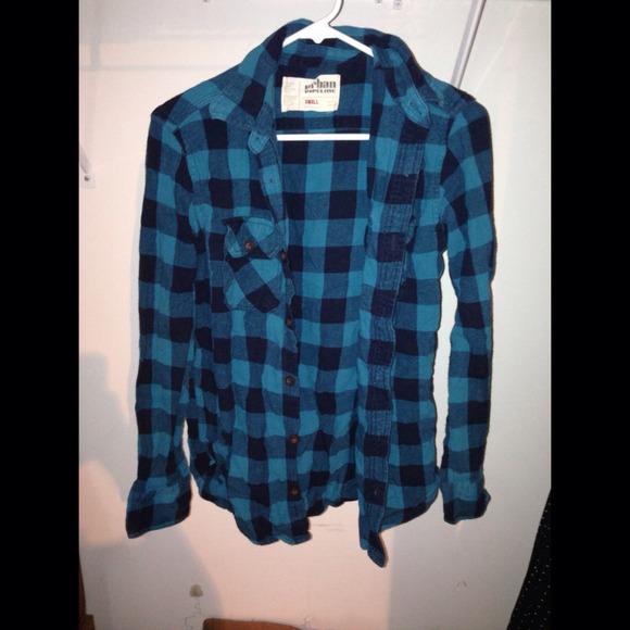 Blue Checkered Flannel