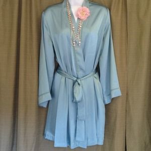 Blue pajama robe