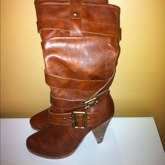 Steve Madden Leeah boot in cognac