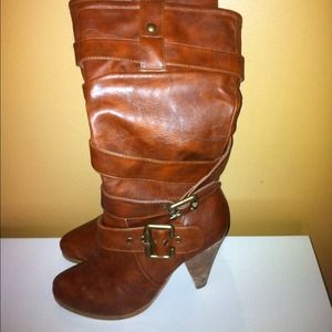 Steve Madden Leeah boot in cognac