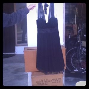 Marilyn style black dress