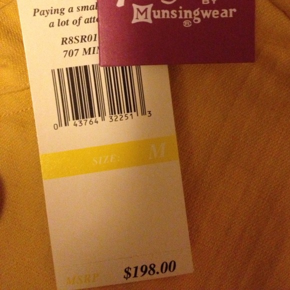 Yellow denim style trench jacket - Picture 3 of 4