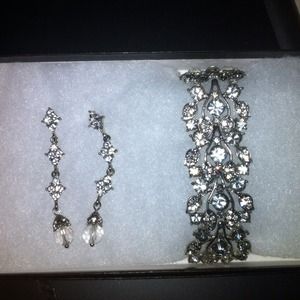 Christie Lauren Swarovski crystal jewelry set