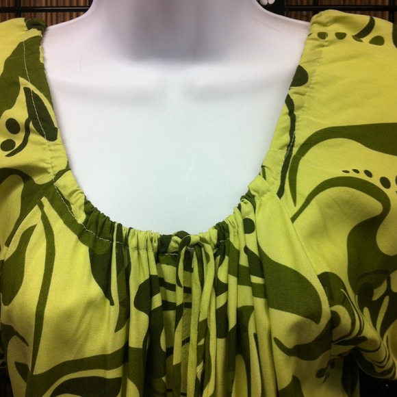 ****Reserved****Tropical Blouse - Picture 2 of 3