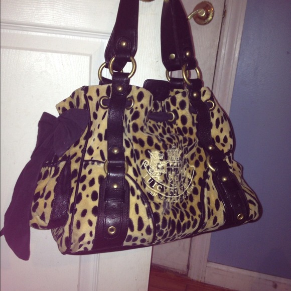 AUTHENTIC juicy couture leopard handbag