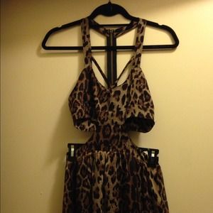 Leopard maxi dress