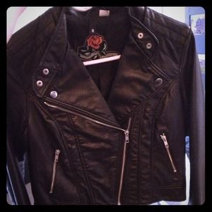 **SOLD**Faux Leather Jacket