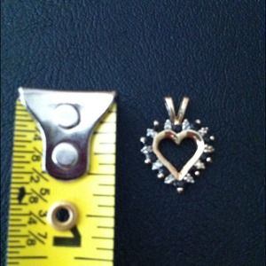 Gold ❤ heart charm