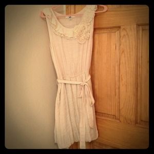 Natural sleeveless dress