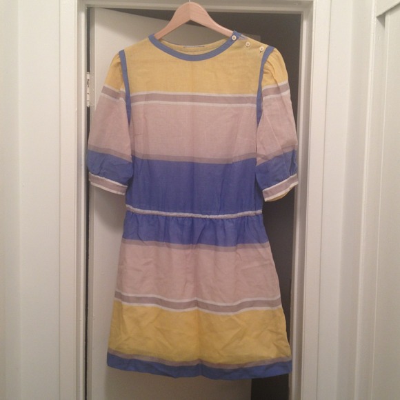 Vintage color block dress