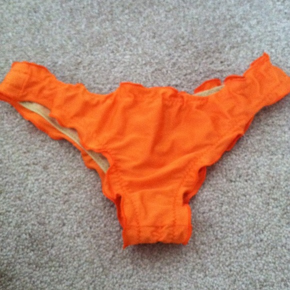 Ruffled Brazilian cut Bikini Bottom