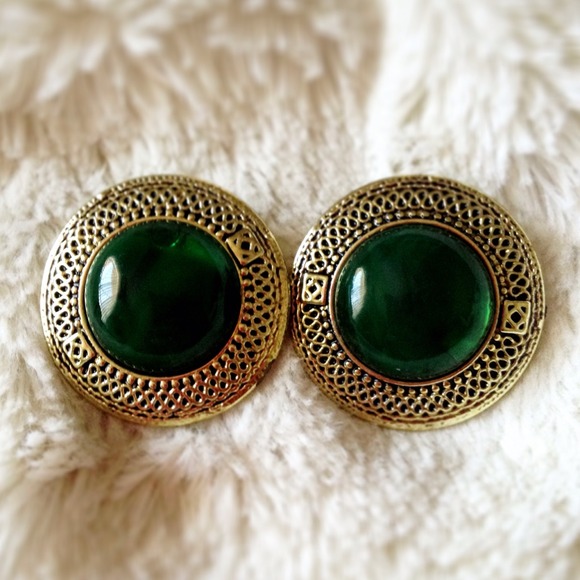 Vintage Green Earrings