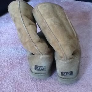 Tall chestnut ugg boots