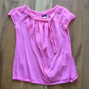 Sheer Pink JCrew Blouse