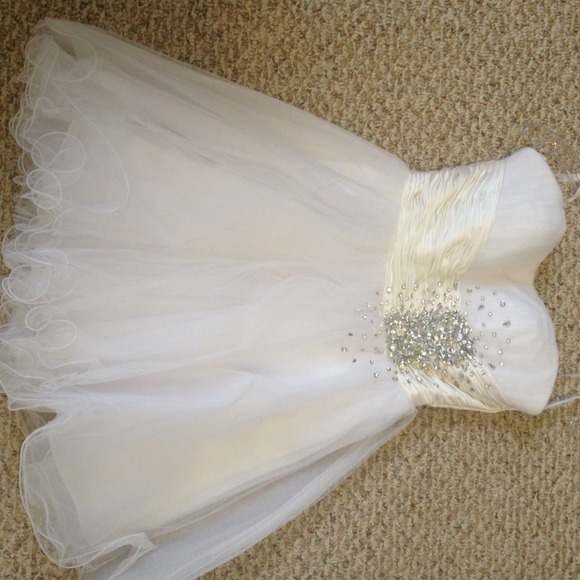 White Sherri Hill Dress - Picture 2 of 3