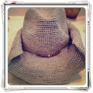 Hat Attack woven rattan cowboy style hat