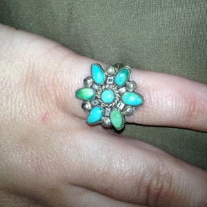 antique native american turquoise ring