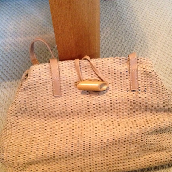 SOLD!! Etienne Aigner straw bag