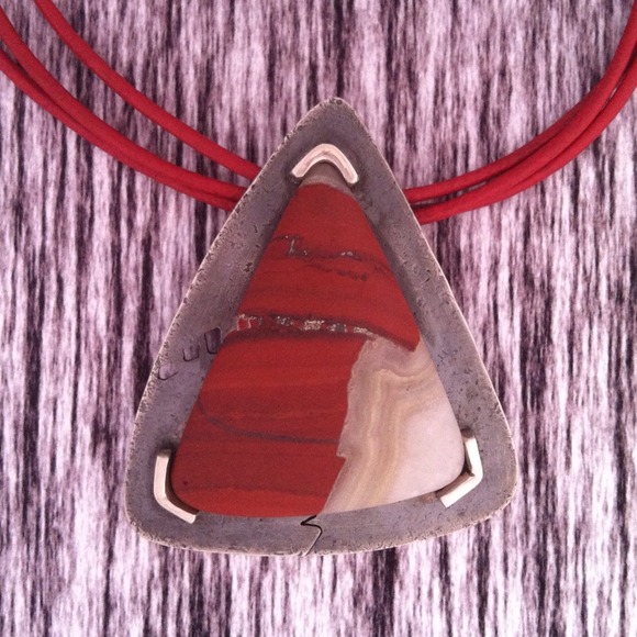 Jasper pendant necklace - Picture 1 of 2