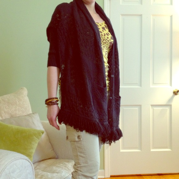 Sold. Sissy (Australia) wrap sweater.