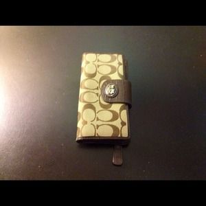 Coach brown wallet