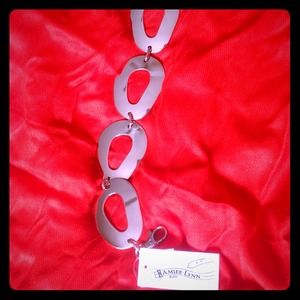 ** SOLD** NWT silver toned chain belt