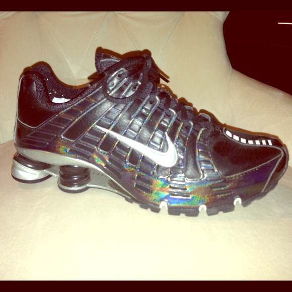 Black Iridescent Nike Shox