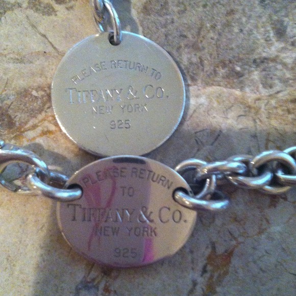 Authentic Sterling Tiffany Choker & Bracelet Set - Picture 2 of 4