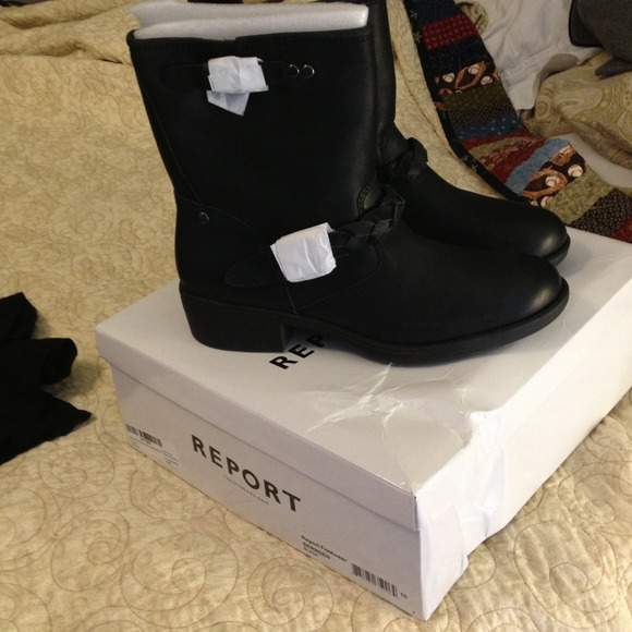 Nwt Report Bernsen leather boots