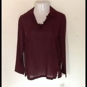 Sold!!!100% silk sheer blouse. [$$ Reduced]
