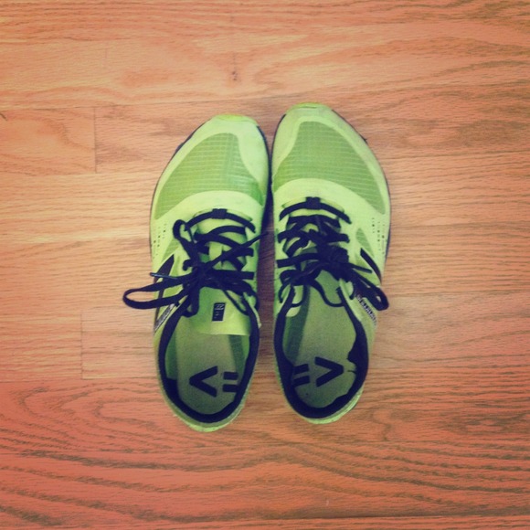 Barefoot runners.