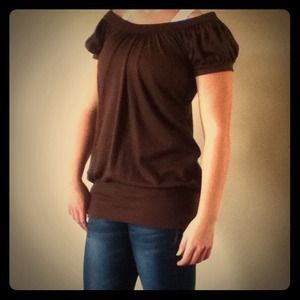 Flirty Brown Top