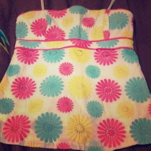 Lilly Pulitzer strapless top