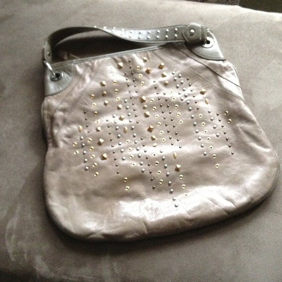 🎯SOLD @himac Via Spiga leather studded bag