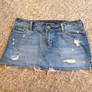 Denim Mini skirt from Hollister Size 1