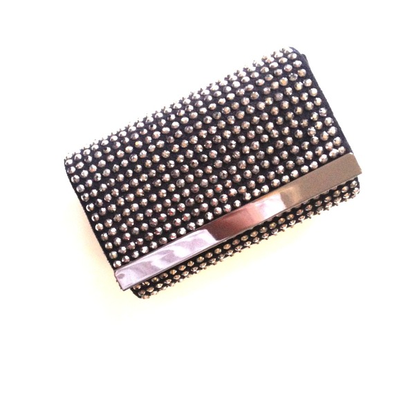 BCBG Max Azria studded clutch