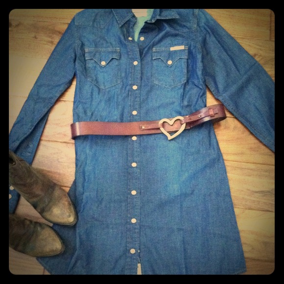 Lucky Brand jean dress belt
