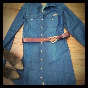 Lucky Brand jean dress belt