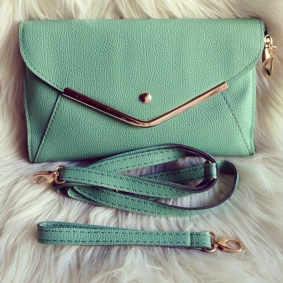 Clutches & Wallets - Envelope clutch - mint
