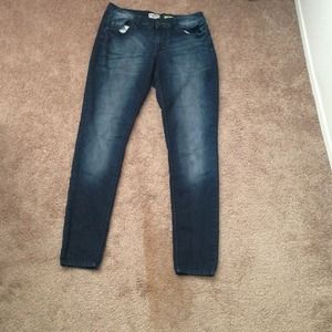 Denim, skinny jeans!