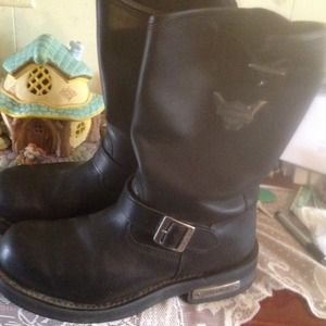 Harley Davidson men's bike boots@@@@@reserved@@@@@