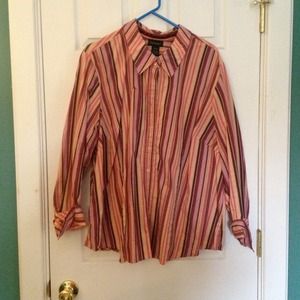 Lane Bryant plus size striped shirt
