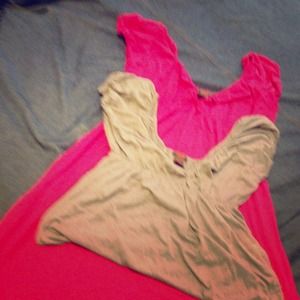 2 low cut cotton dresses "Sold"