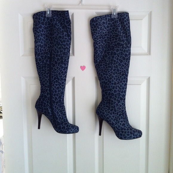 Boots - Knee hıgh canvas boots 20%off for tonight